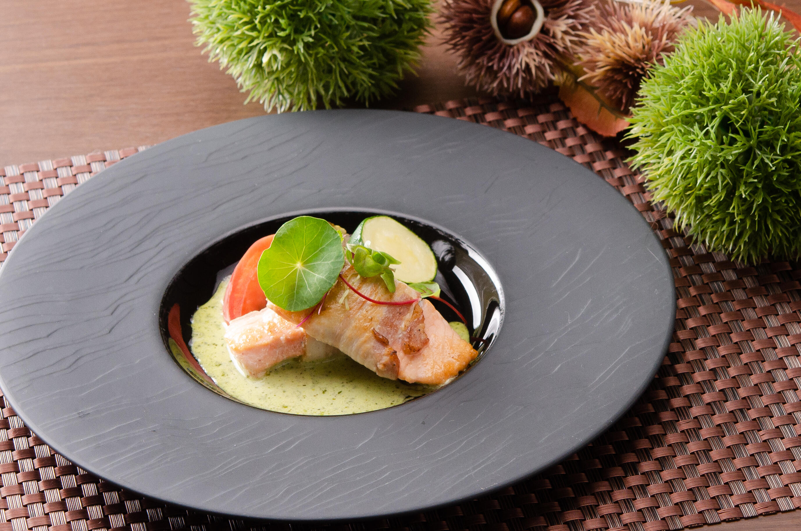 【要予約】【ハーフブッフェ付】9月の洋食「お魚ランチ」