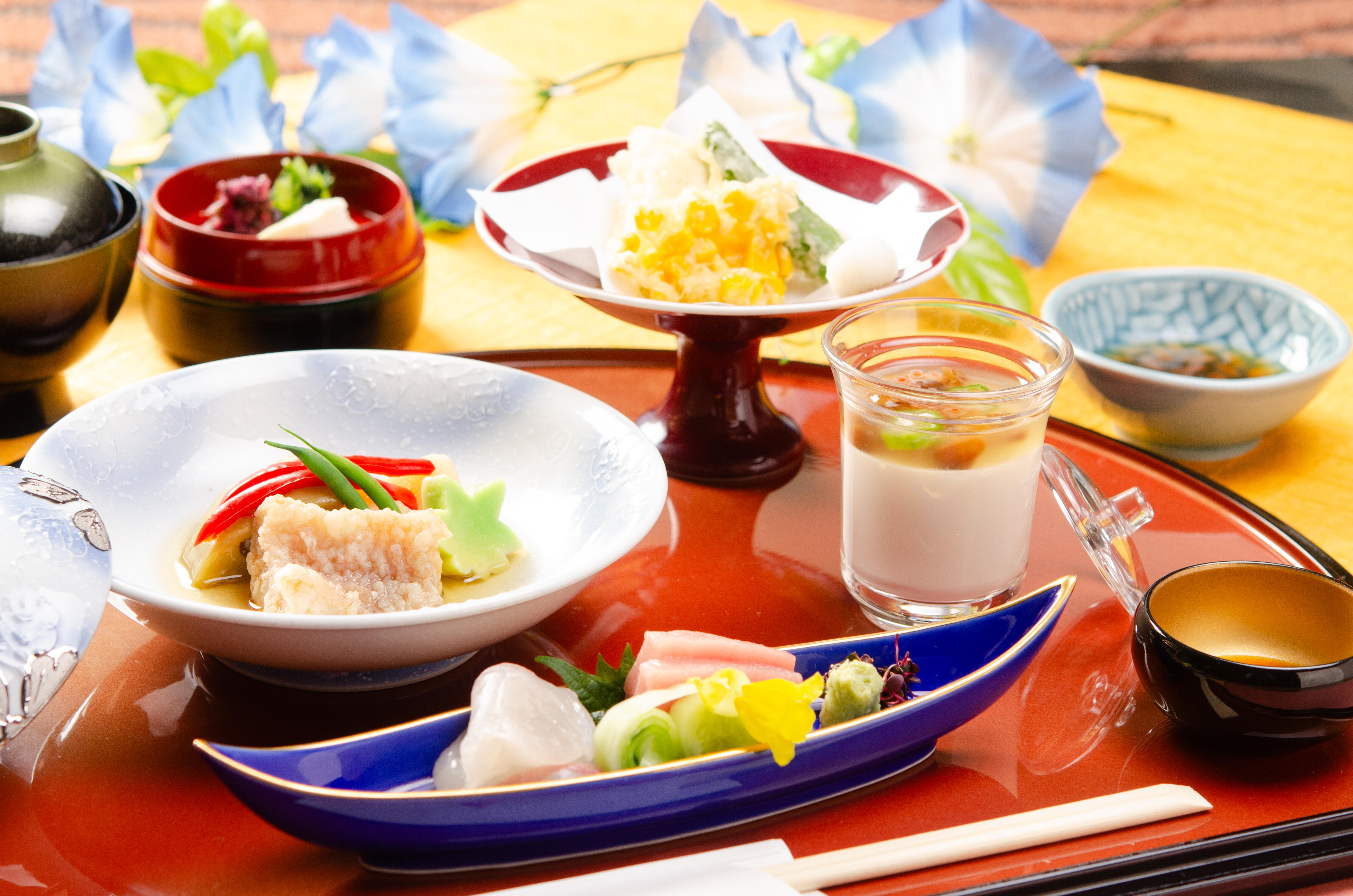 【予約不要】【ハーフブッフェ付】7月の月替り御膳《和食》
