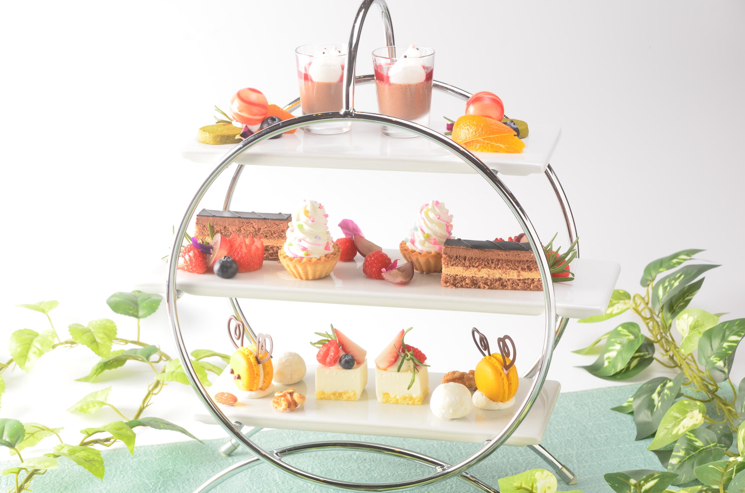 バレンタインスイーツプレート