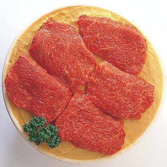 能登牛みそ漬け　400g　モモ肉5枚