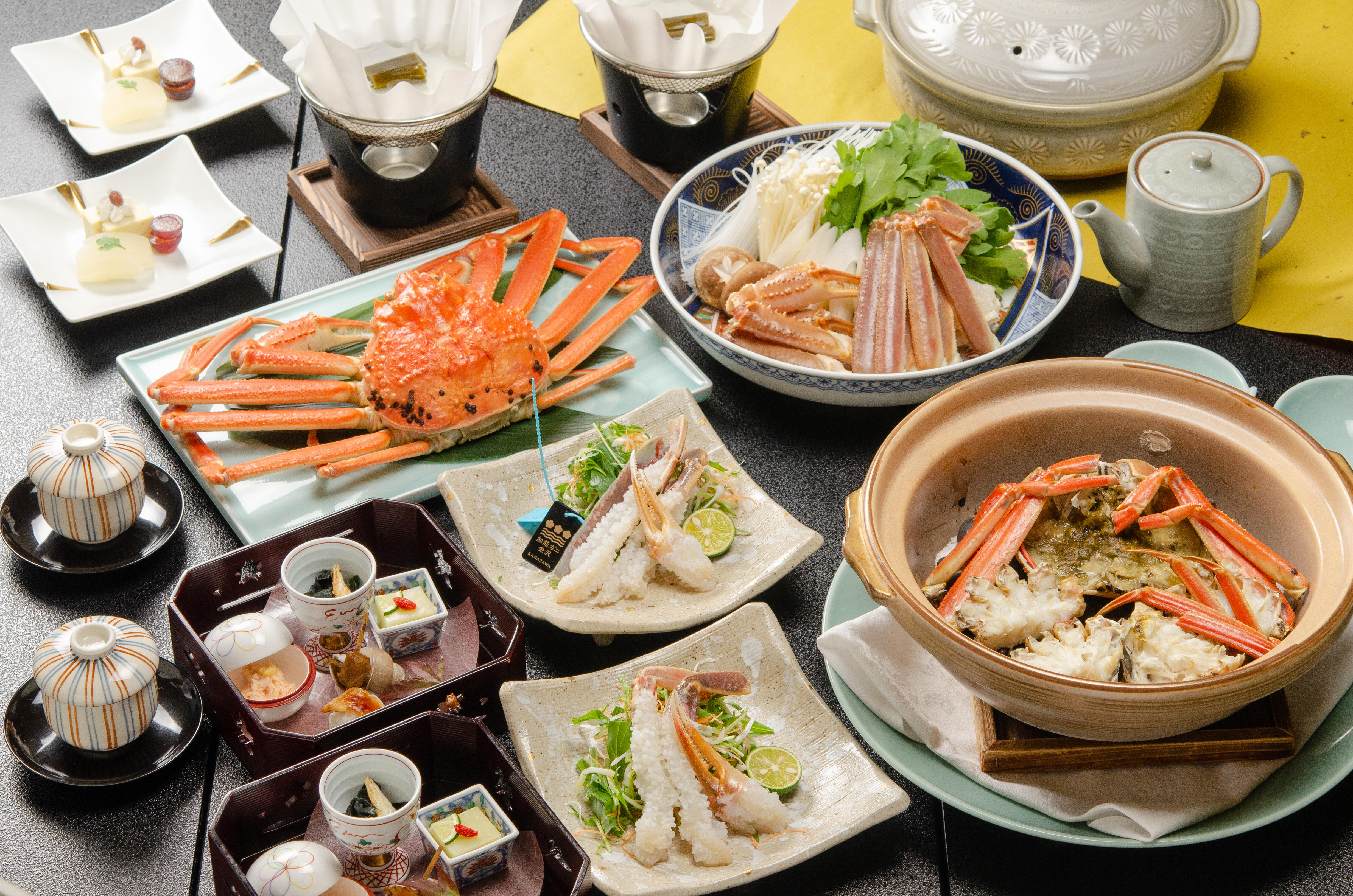 期間限定【蟹尽くし会席】蟹を味わい尽くす冬の贅沢プラン
